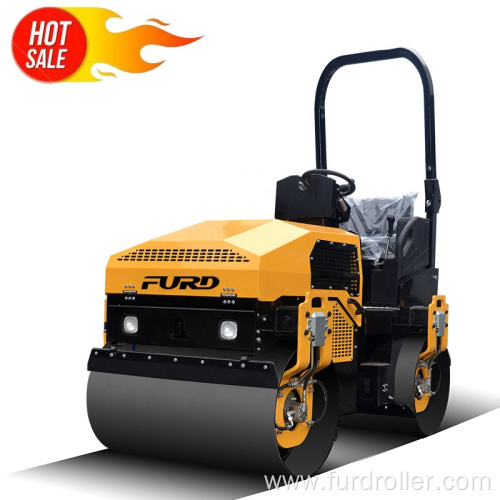 Double drum full hydraulic mini road roller vibratory small compactor roller FYL-1200